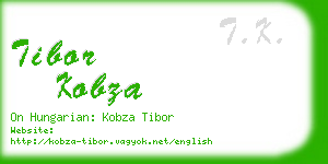 tibor kobza business card